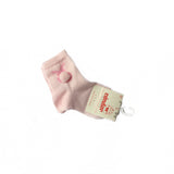 Baby Pink Bunny Pom-Pom Socks