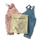 Dolly Pink Twill Dungarees