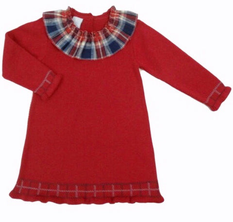 Artesania Granlei Red Knitted Dress